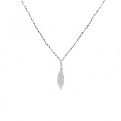 Colgante de plata con motivo pluma de la colección de joyas de plata para mujer The Essentials TEP52003