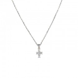 Colgante de plata y cruz de circonitas de la marca de joyas de plata para mujer  para la joyería online PlataScarlata